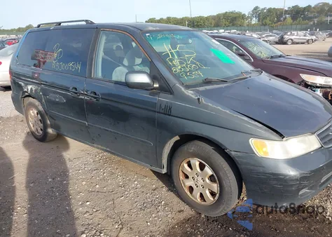 2004 Honda Odyssey Ex from USA, damaged, VIN 5FNRL188X4B117400